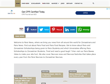Tablet Screenshot of parsinews.net